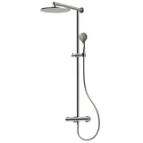 Herzbach Living Spa Aufputz-Duschsystem mit Thermostat, 11.988530.1.09,