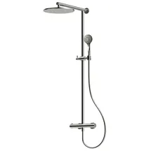 Herzbach Living Spa Aufputz-Duschsystem mit Thermostat, 11.988530.1.09,