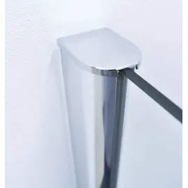 SANOTECHNIK "Sanoflex »Young«, grau (chromfarben), B:105cm H:195cm, Duschwände, Glas
