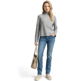 Tom Tailor Strickpullover Silber Grau M