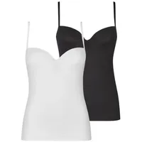 NINA VON C. 2er Pack BH Hemdchen in Weiss