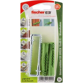 Fischer Universaldübel UX Green 10,0 x 60 mm 2 Stück