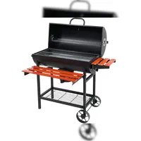 LUND Holzkohlegrill 71x34,5 cm schwarz