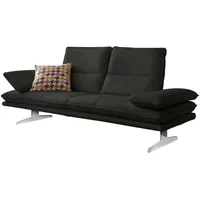 W.Schillig 2,5-Sitzer »broadway«, Sitztiefenverstellung, Kopfteil- & Seitenteilverstellung, Breite 236cm grau