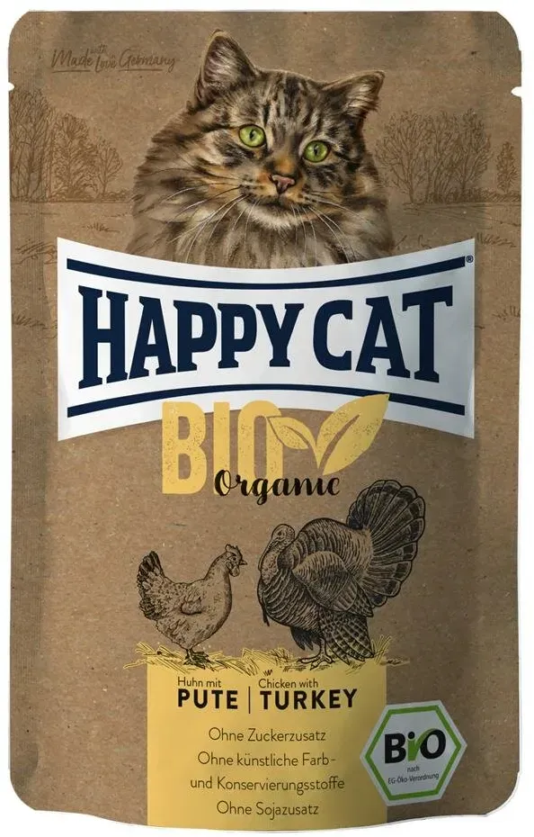 Happy Cat Bio PB Huhn & Pute 12x85g