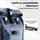 Wiltec Gepäckträgertasche 16 l blau