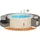 vidaXL Whirlpool-Umrandung Grau Poly Rattan und Massivholz Akazie