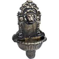 vidaXL Wandbrunnen Löwenkopf Design Bronze