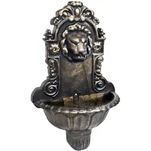 vidaXL Wandbrunnen Löwenkopf Design Bronze