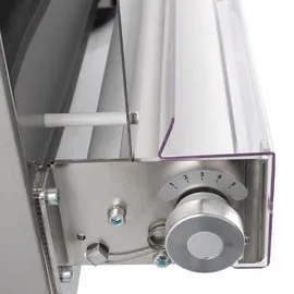 GastroHero Teigausrollmaschine PROFI 42 N mit Fußpedal Pizzateig Ausroller bis 40 cm Teigmaschine 230 V