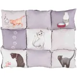 Trixie Decke Patchwork Cat