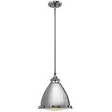 Elstead Lighting Pendellampe 1-flg. D 32,4 cm rund grau