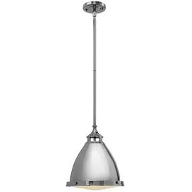 Elstead Lighting Pendellampe 1-flg. D 32,4 cm rund grau