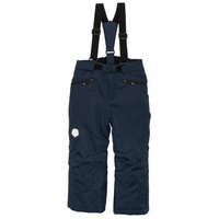 Color Kids Unisex Kids Ski W.Pockets-Recycled Snow Pants, total eclipse 128