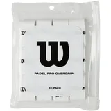 Wilson Padel Pro Overgrip, 12er-Pack, Weiß