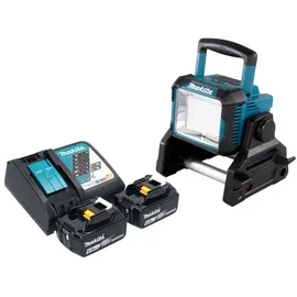 Makita DEADML 811 RG Akku Baustrahler 14,4 / 18 V 3000 lm LED + 2x Akku 6,0 Ah + Ladegerät