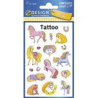 Avery Zweckform Klebetattoo Pferde, 17 Etiketten