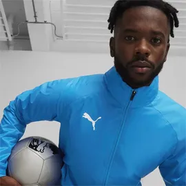 Puma Teamgoal Allwetterjacke Electric Blue Lemonade 116