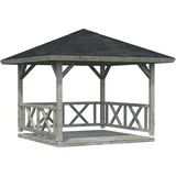 Palmako Pavillon Betty 9,0 m2 Grau