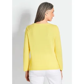 GOLDNER Strickpullover zitronengelb 24