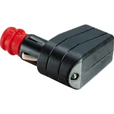 ProCar Universal-Winkelstecker mit LED Belastbarkeit Strom max.=7.5 A Passend für (Details) Zigarettenanzünder- und Normsteckdosen