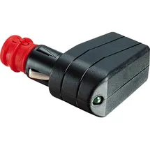 ProCar Universal-Winkelstecker mit LED Belastbarkeit Strom max.=7.5 A Passend für (Details) Zigarettenanzünder- und Normsteckdosen