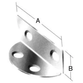 ede - vormann Spanplattenwinkel Stahl verzinkt 40 x 19 mm