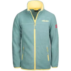 Kinder Fleecejacke Oppdal XT Gletschergrün/Limonade Gr. 164 - 14 Jahre