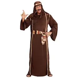 Braunes Scheich Herrenkostüm Abu Dhabi - M