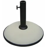 marbueno summer Sonnenschirmständer Rund Beton 36 x 29,5 cm Weiß