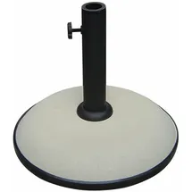 marbueno summer Sonnenschirmständer Rund Beton 36 x 29,5 cm Weiß