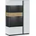 Home Affaire Vitrine Novena 98 x 40 x 150 cm Schwarz/Weiß