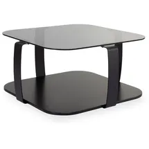 Harper Schwarz Glas 75 x 40 x 75 cm