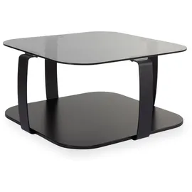 Harper Schwarz Glas 75 x 40 x 75 cm