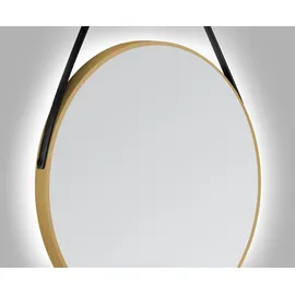 DSK LED Lichtspiegel Silver Barbier 80 cm, gold