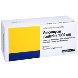 VANCOMYCIN Lederle 1000mg Plv.z.H.e.Lsg.z.Ein./Inf 10 St