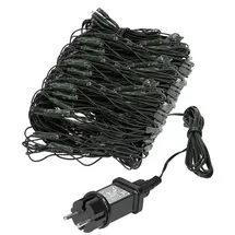 ECD Germany Lichtervorhang LED 3 m Warmweiß
