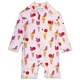 Toby Tiger Bade-Overall in rosa | 86