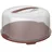Rotho Tortenglocke FRESH, Ø 34 cm - rot, Kuchenbehälter, Kuchenbox Tortenbox