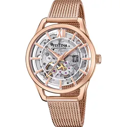 Festina Automatik Damen Automatik F20628/2 - Roségold - 35.5mm