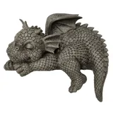 MystiCalls by Mayer Chess Gartendrache Kantenhocker schaut nach links! Garten! Figur! Drache!