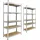ECD Germany 2er Set Werkstattregal Schwerlastregal 170x70x30 cm bis 350kg belastbar verzinktes Metall 5 Mdf-platten höhenverstellbar Lagerregal Steckregal