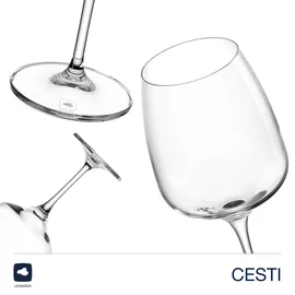 LEONARDO Cesti Weißweinglas Kristallglas 0,36 l 6 St.