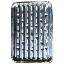 Alschu-Chemie GmbH Grillschale 34 x 22,5 cm Aluminium grau
