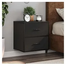 vidaXL Nachtschrank 40 x 31 x 39,5 cm Schwarz