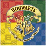 Procos 93366 - Papierservietten Harry Potter, Hogwarts Houses