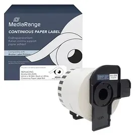 MediaRange Endlospapierrolle 22205 Weiß 62,0 mm 1 Blatt 1 St.