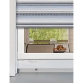 Schellenberg Fliegenschutz-Fenster PREMIUM 100 x 120 cm anthrazit/weiß kürzbar