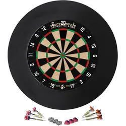 Stagecaptain DBS-1715C BullsEye Champion Dartscheibe Surround Set