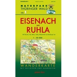 Wanderkarte Eisenach und Ruhla 1:30 000